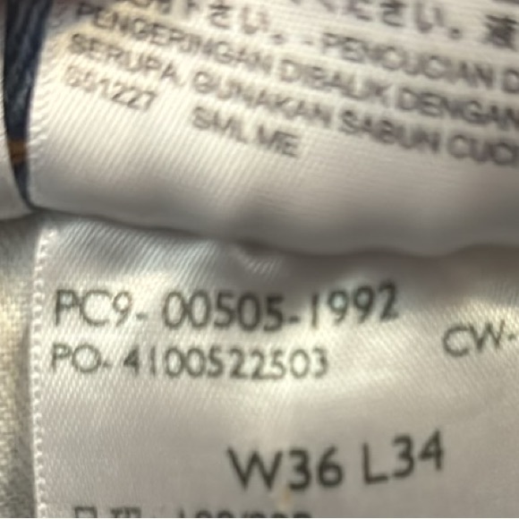 Levi’s Men’s 505 Regular Fit Jeans Shooting Star Light Wash Size 36X34 - Picture 7 of 9